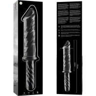 Modelo 24 Dildo Cristal Transparente 28.5 cm