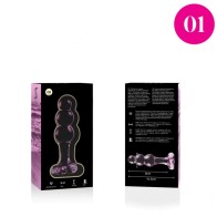 Nebula Series Crystal Anal Plug Pink