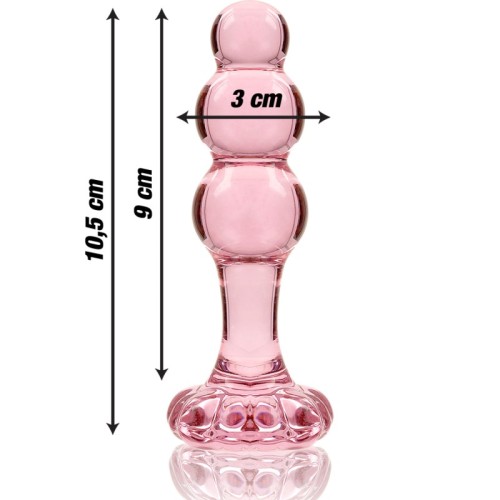 Nebula Series Crystal Anal Plug Pink