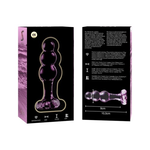 Nebula Series Crystal Anal Plug Pink