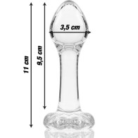 Nebula Series Model 2 Clear Crystal Plug