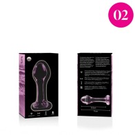 Nebula Series by Ibiza Model 2 Pink Crystal Plug 11 Cm