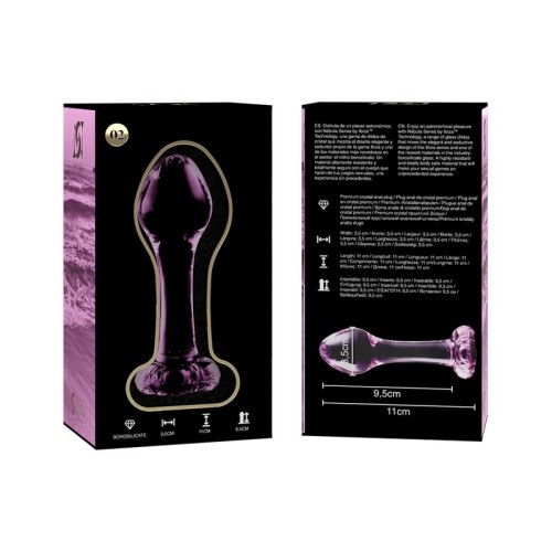 Nebula Series by Ibiza Plug Cristal Rosa 11 Cm