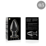 Ibiza Nebula Series Plug Cristal Transparente 11cm