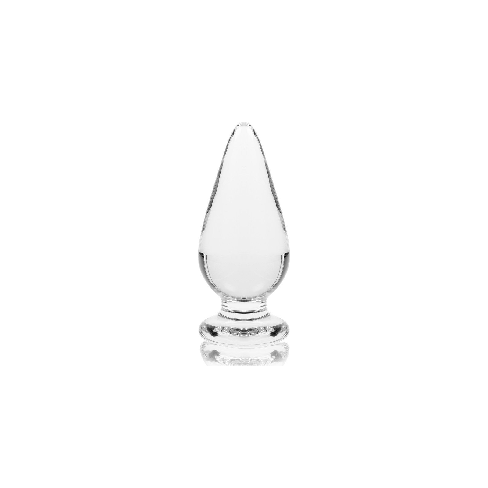 Model 4 Transparent Glass Plug 11cm