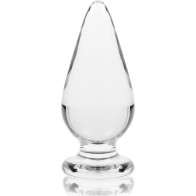 Model 4 Transparent Glass Plug 11cm