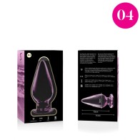 Ibiza Nebula Series Model 4 Transparent Crystal Plug 11cm