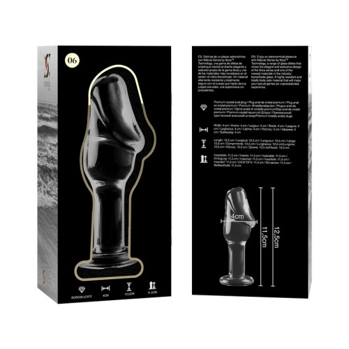 Nebula Series Model 6 Transparent Crystal Plug 12.5cm