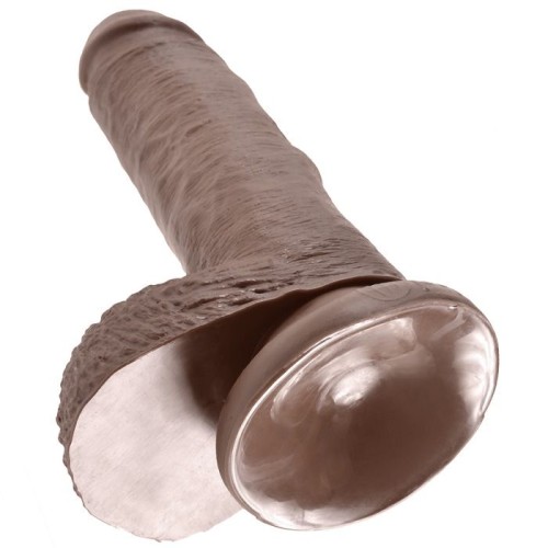 7 Realistic Penis 17.8 cm Brown