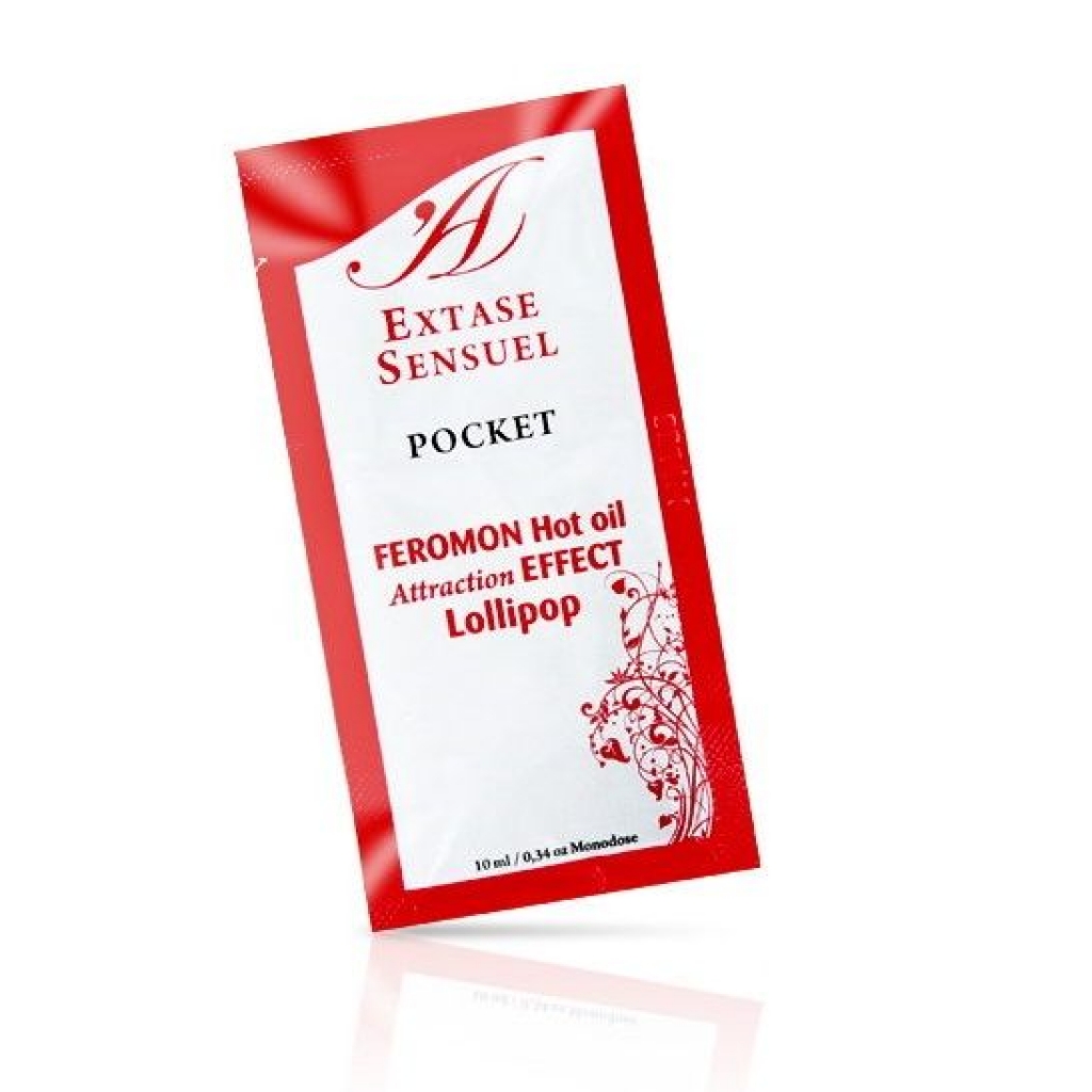 Aceite de Masaje Efecto Calor con Feromonas - Piruleta 10 ml