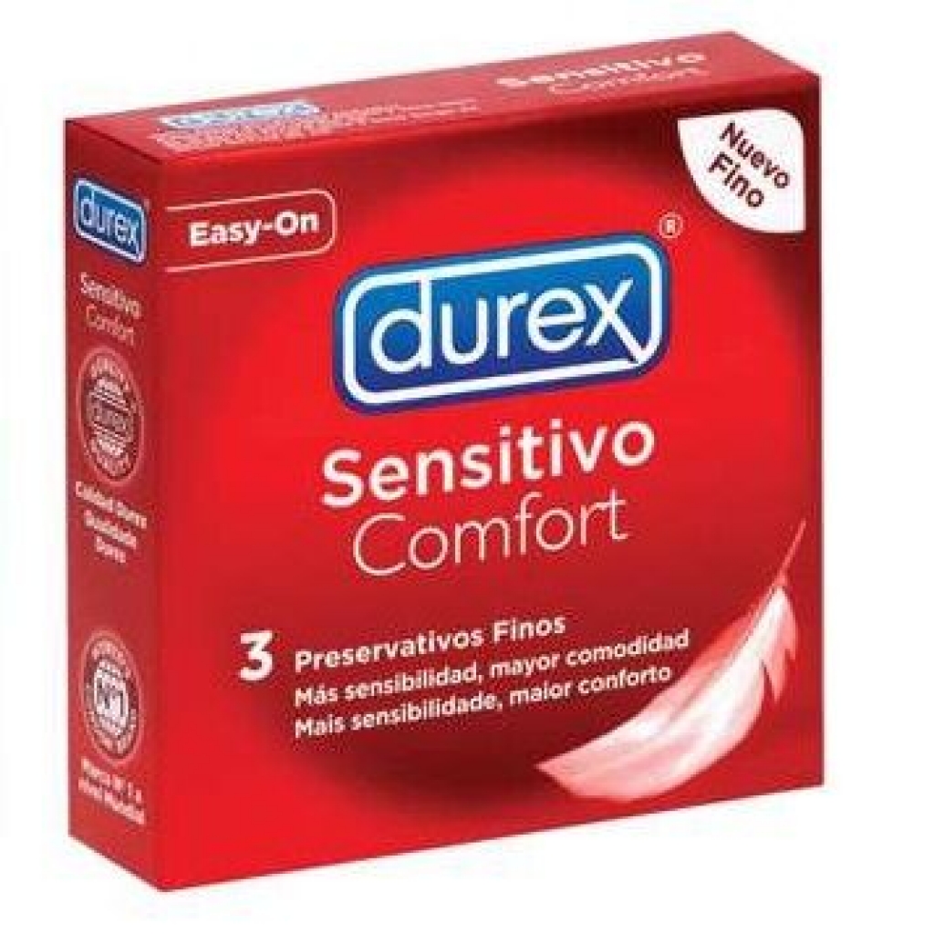 Durex - Sensitivo Suave 3 Unidades