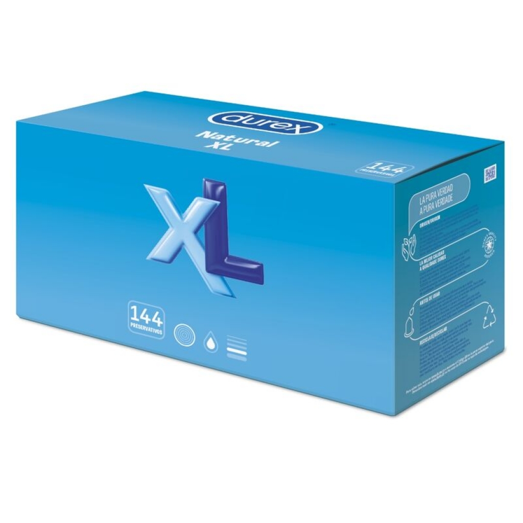 Durex - Extra Large XL 144 Unidades - Preservativos Confortables