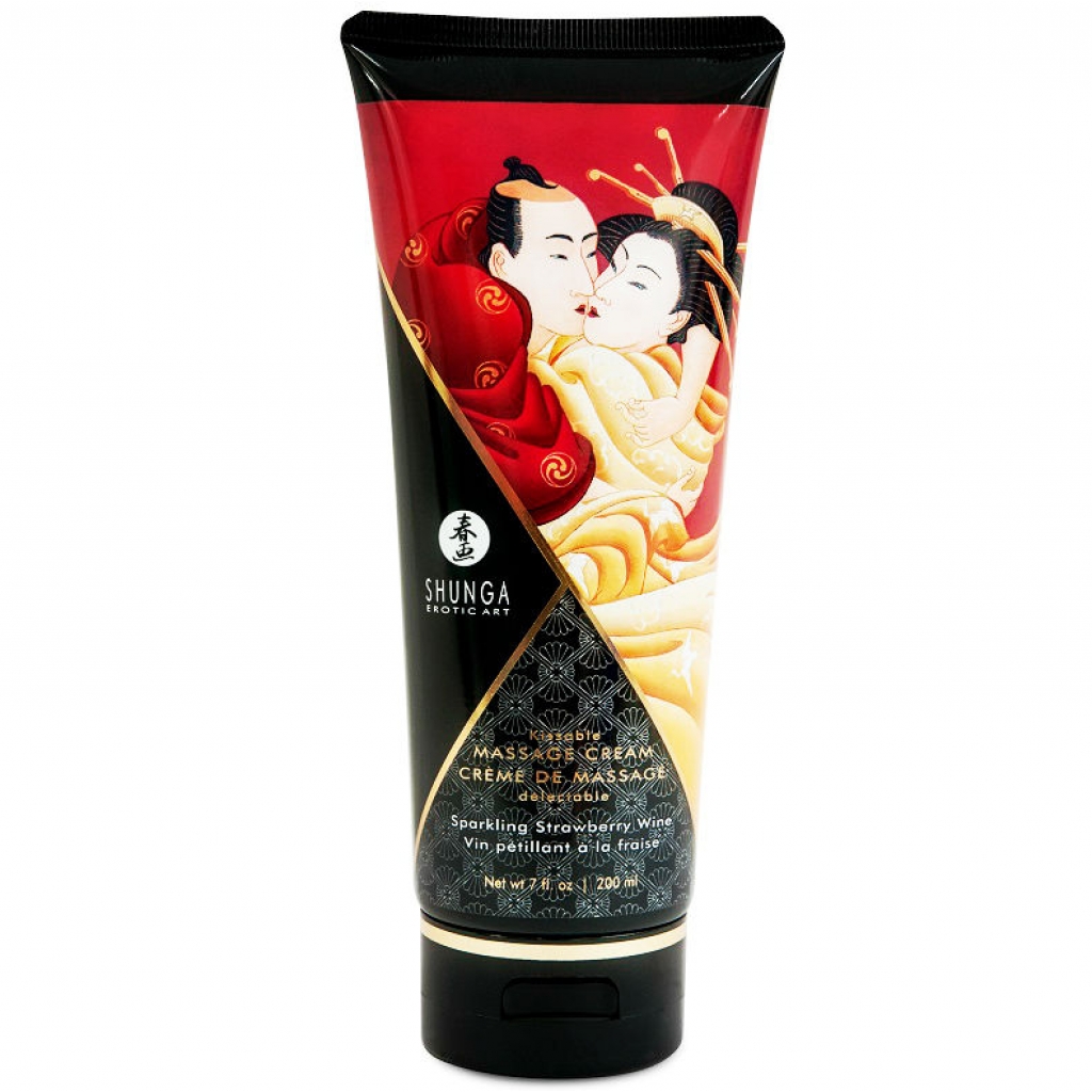 Crema de Masaje Shunga Fresas y Cava 200 ml