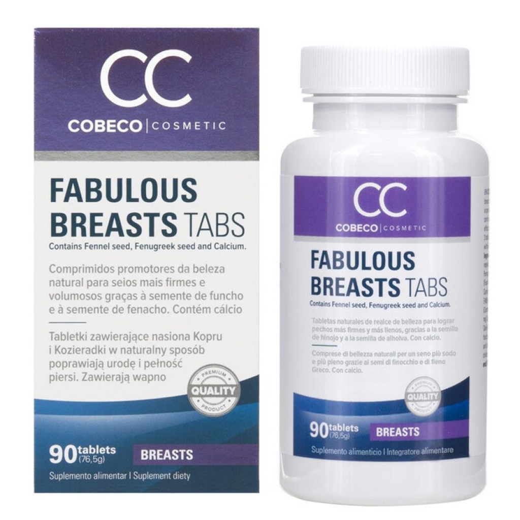 Cobeco CC Fabulous Breasts - Aumentador de Senos (90 Cápsulas)