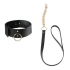 Collar con Correa Maze - Bijoux Indiscrets - Negro