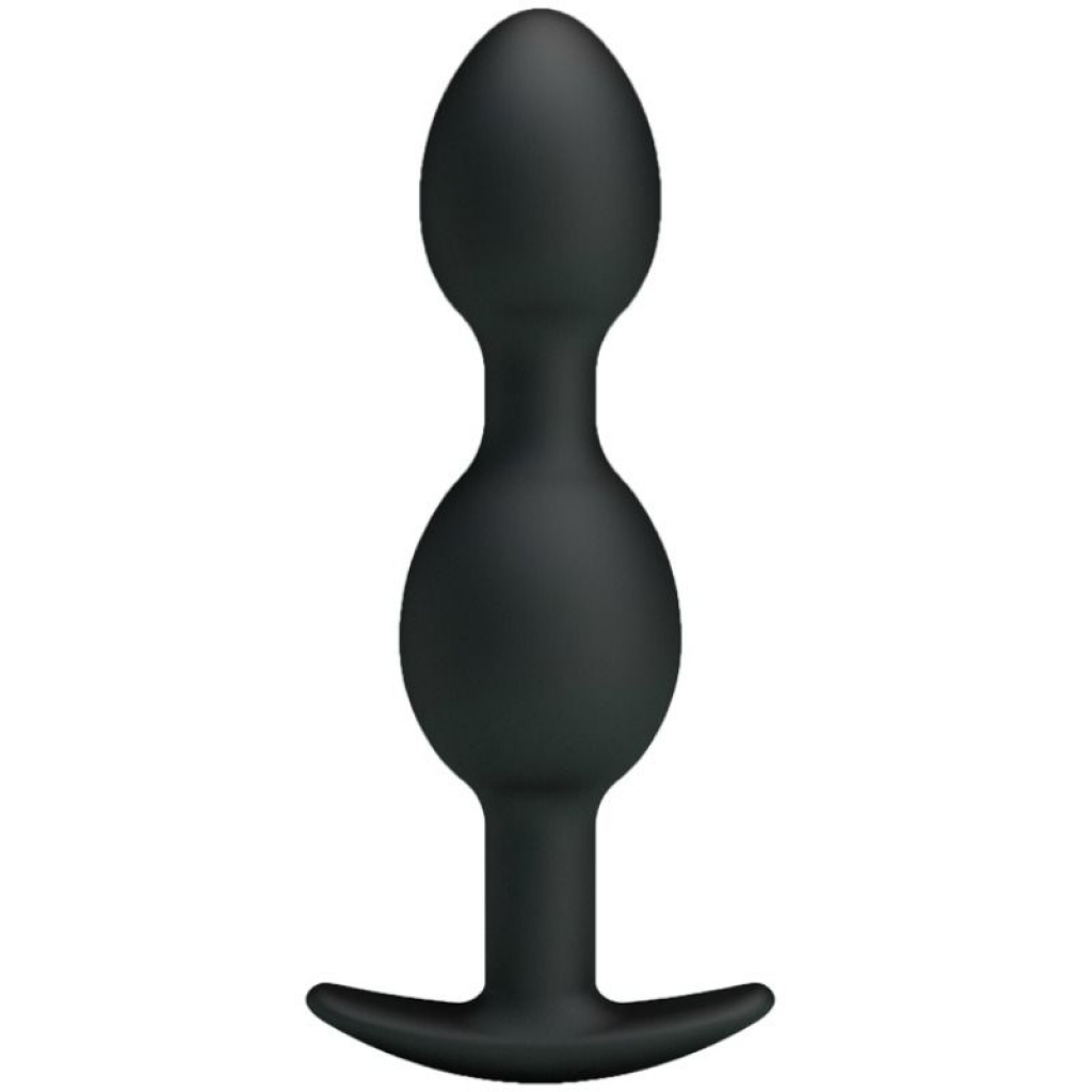 Bolas Anales Silicona 12.5 Cm Negro