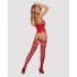 Obsessive - F214 Bodystocking Rojo S/M/l