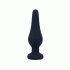 Intense - Plug Anal Pipo S de Silicona Negro 9.8 cm