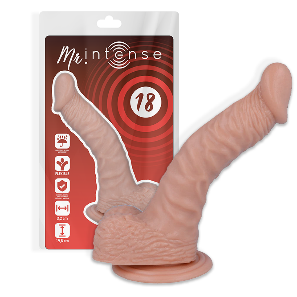 Mr Intense - Pene Realístico 19.8 cm -O- 3.2 cm