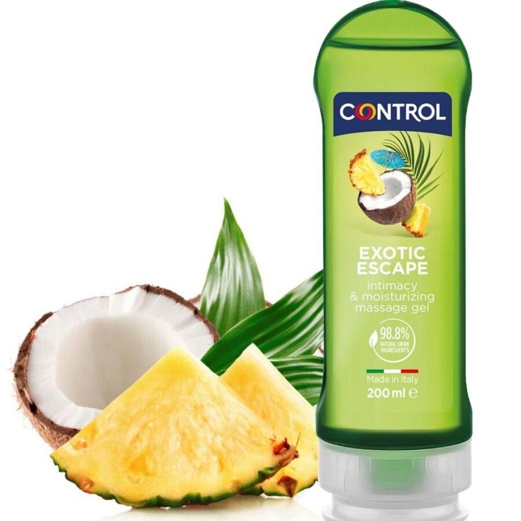 Control - Gel 2 en 1 Massage & Pleasure Exotic 200 ml