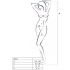 Passion - Woman BS024 Bodystocking Negro Talla Única