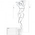 Bodystocking Estilo Vestido Negro Talla Única Passion Woman BS025