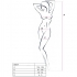 Passion - Woman Bs034 Bodystocking Negro Talla Unica