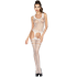 Passion - Woman BS038 Bodystocking Blanco Talla Única