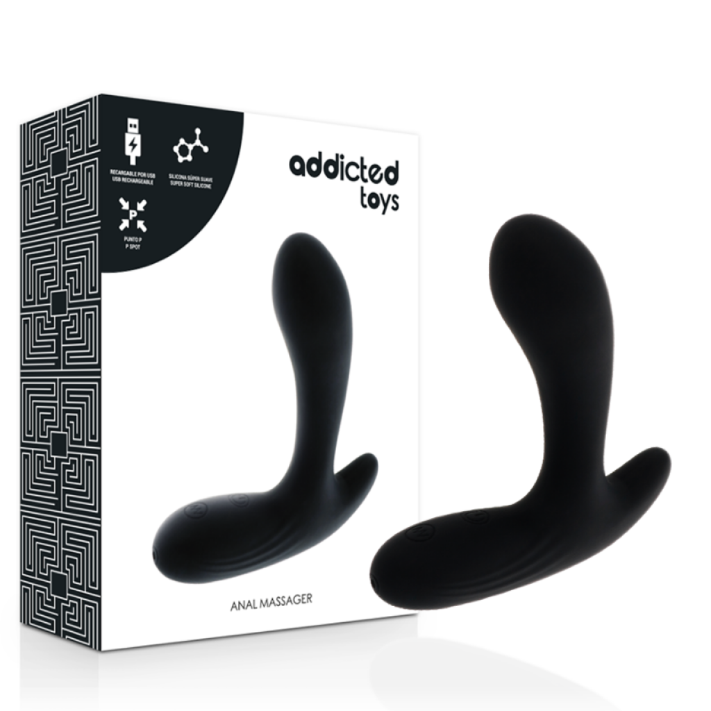 Anal Massager Black Vibration