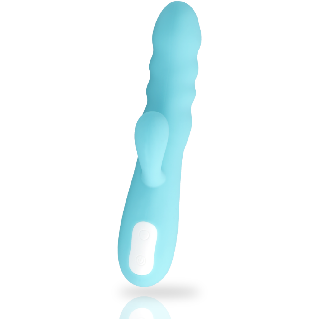 Eiffel Vibrador Rotador Azul Turquesa