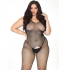 Bodystocking con Abertura 1X-2X - Leg Avenue