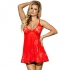 Subblime - Babydoll Encaje Floral Rojo S/M