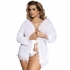 Subblime - Babydoll Blanco Con Franjas Talla Grande