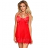 Babydoll Rojo con Lazos Sublime L/XL