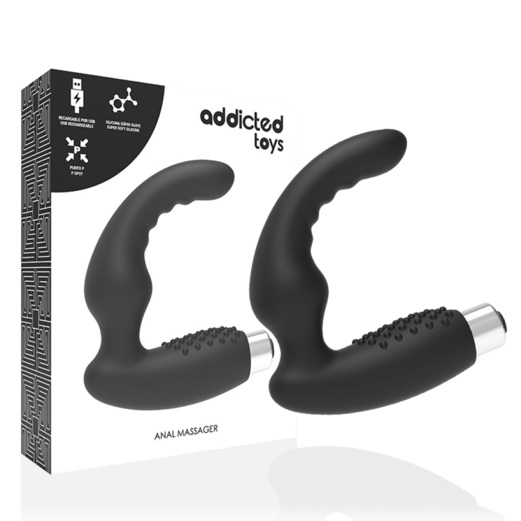 Vibrador Prostético Recargable Model 2 Negro