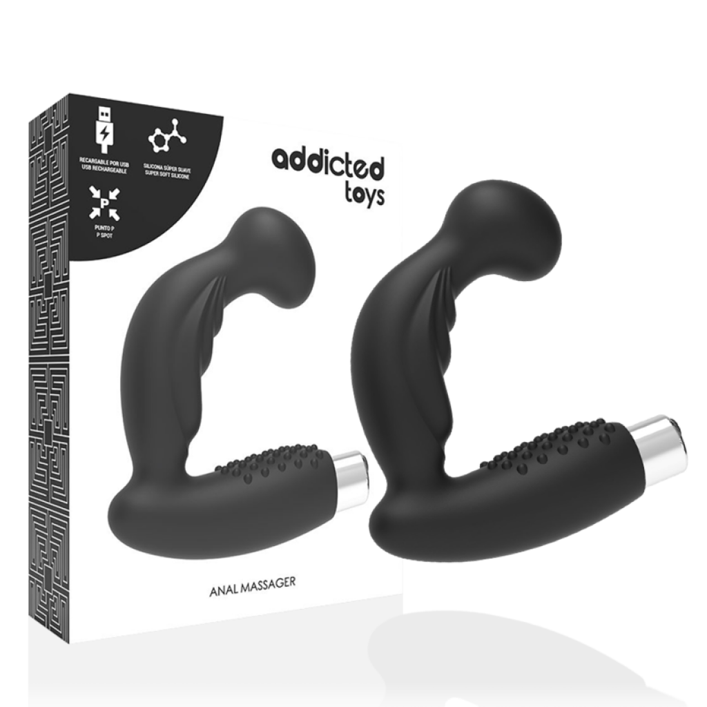 Vibrador Prostático Recargable Model 3 Negro