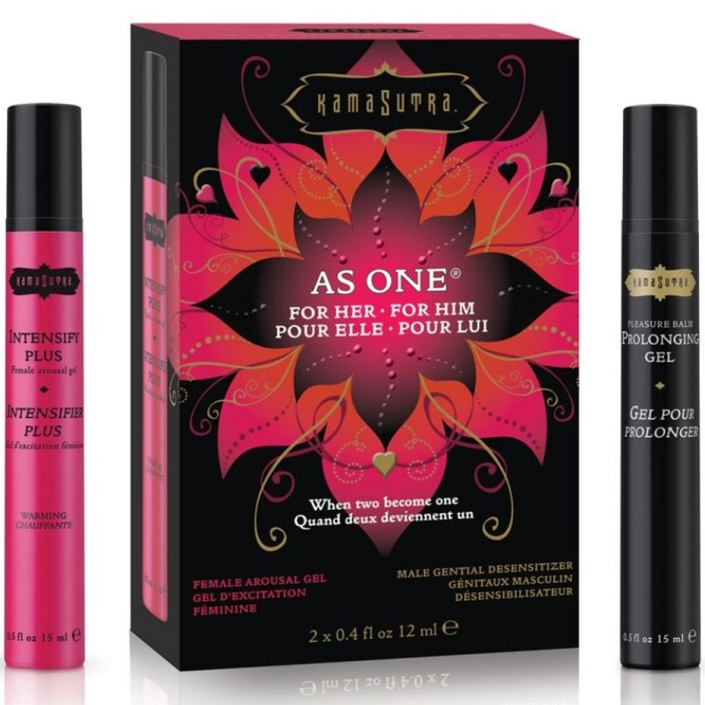 Kamasutra - Kit Parejas Para Hombres Y Ella As One 12 Ml