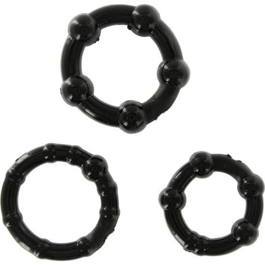 Juego Tres Anillos Pene Negro