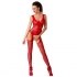 Bodystocking Rojo Talla Única - Passion Woman BS046