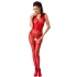 Bodystocking BS052 Rojo Talla Única de Passion