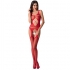 Bodystocking Rojo Mujer BS057 de Passion Talla Única