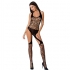 Passion - Woman Bs060 Bodystocking Negro Talla Única