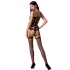 Passion - Woman Bs067 Bodystocking Negro Talla Única