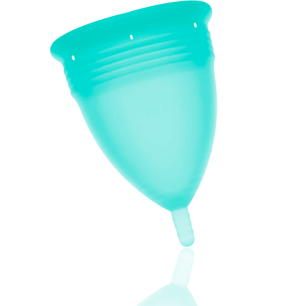 Stercup - Copa Menstrual FDA Silicona Aquamarina Talla S