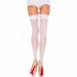 Leg Avenue - Medias Altas Blancas Talla Unica