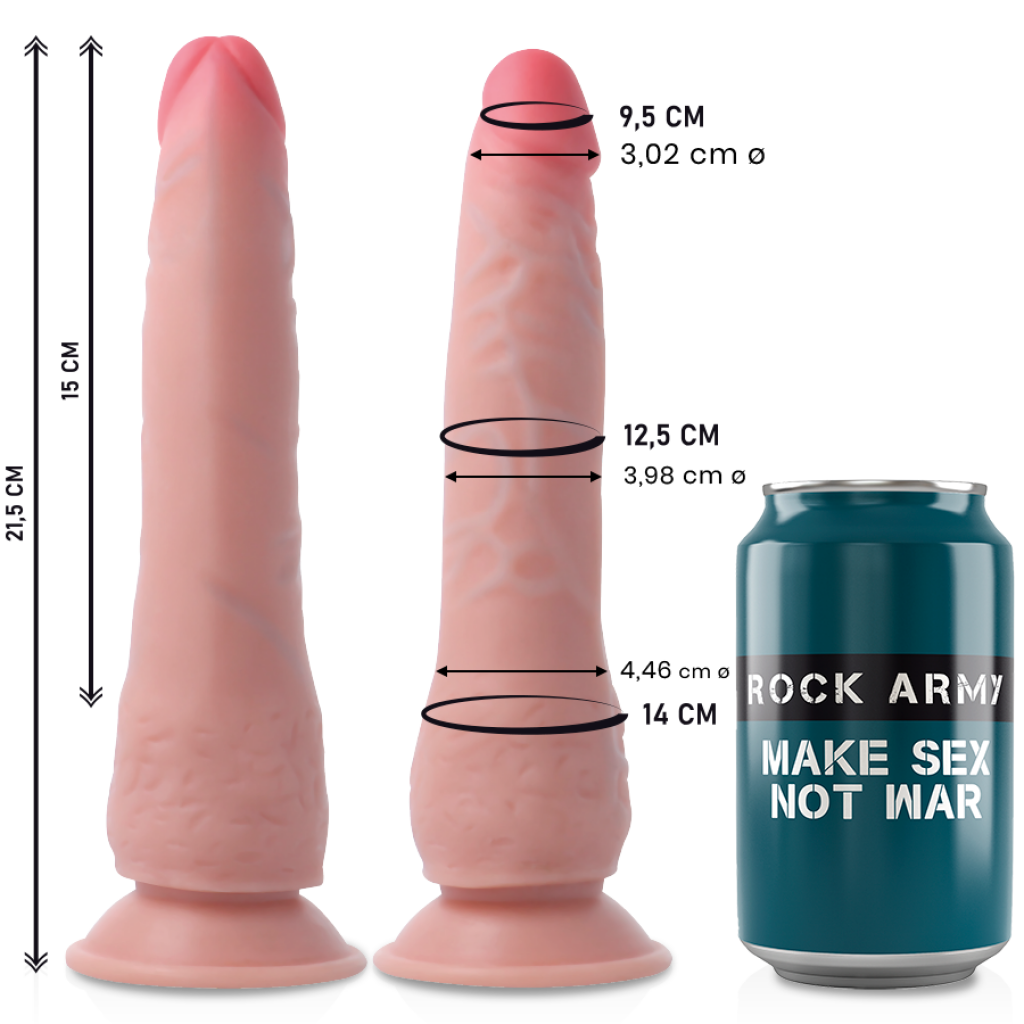 Rockarmy - Dual Density Crusader Dildo Realista 21.5 Cm