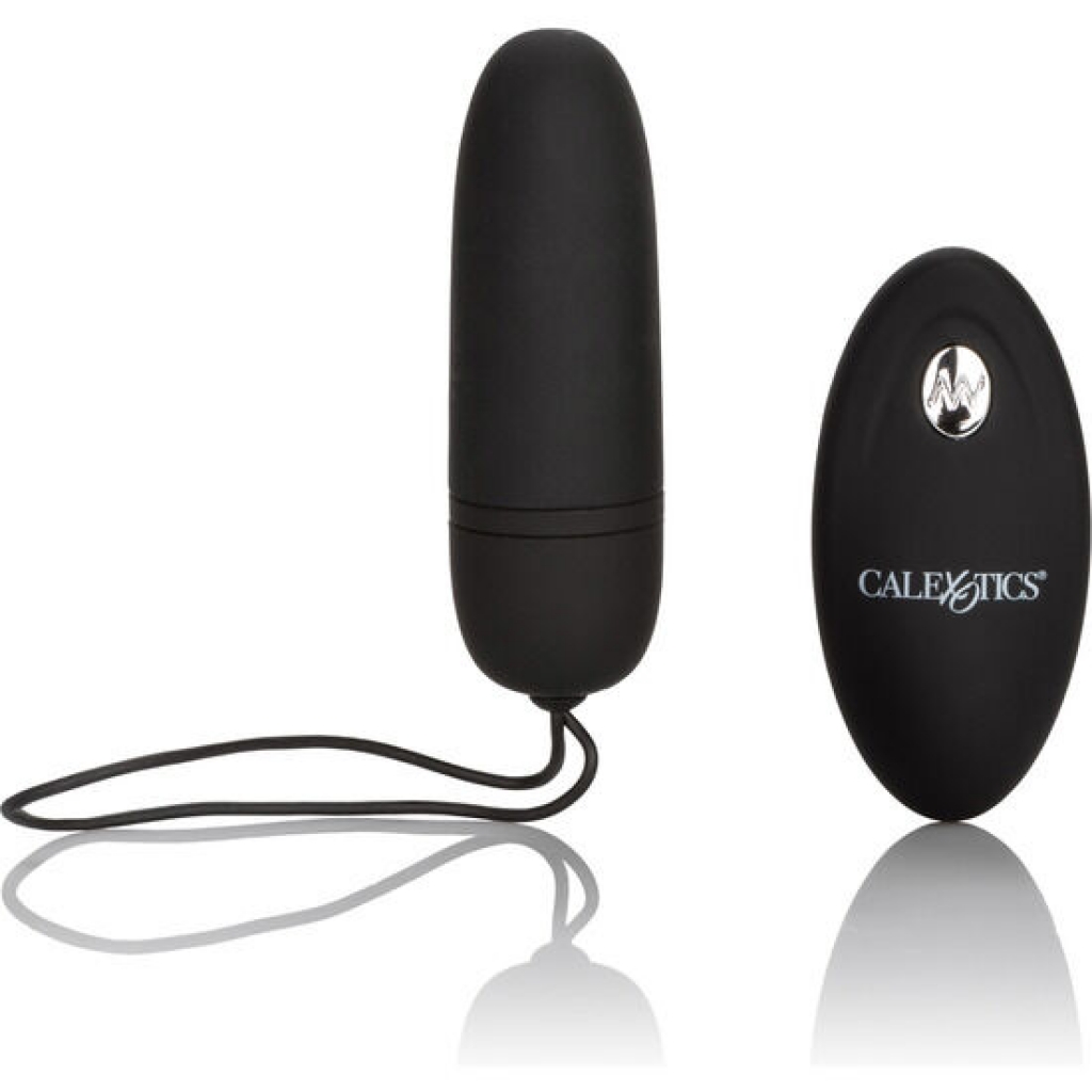 Huevo Vibrador De Silicona Con Mando Negro