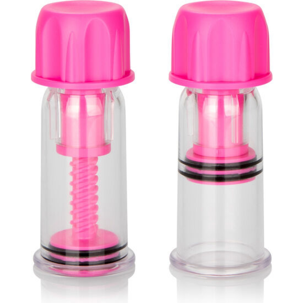 Succionadores de Pezones Vacuum Twist - Rosa