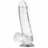 Clear Dildo Realista Transparente 18.5 Cm -o- 3.8 Cm