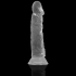 Clear Dildo Transparente 19 Cm -o- 4 Cm